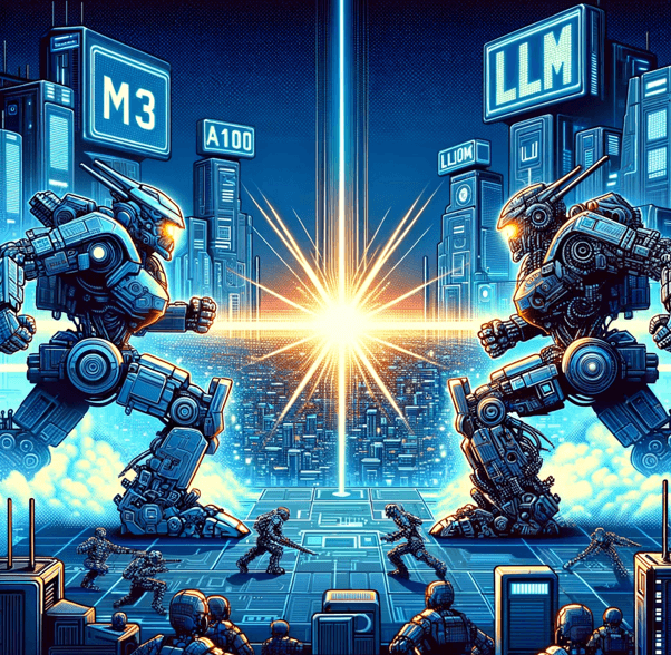 苹果最新的M3系列芯片对于大模型的使用来说未来价值如何？结果可能不太好！M3芯片与A100算力对比！