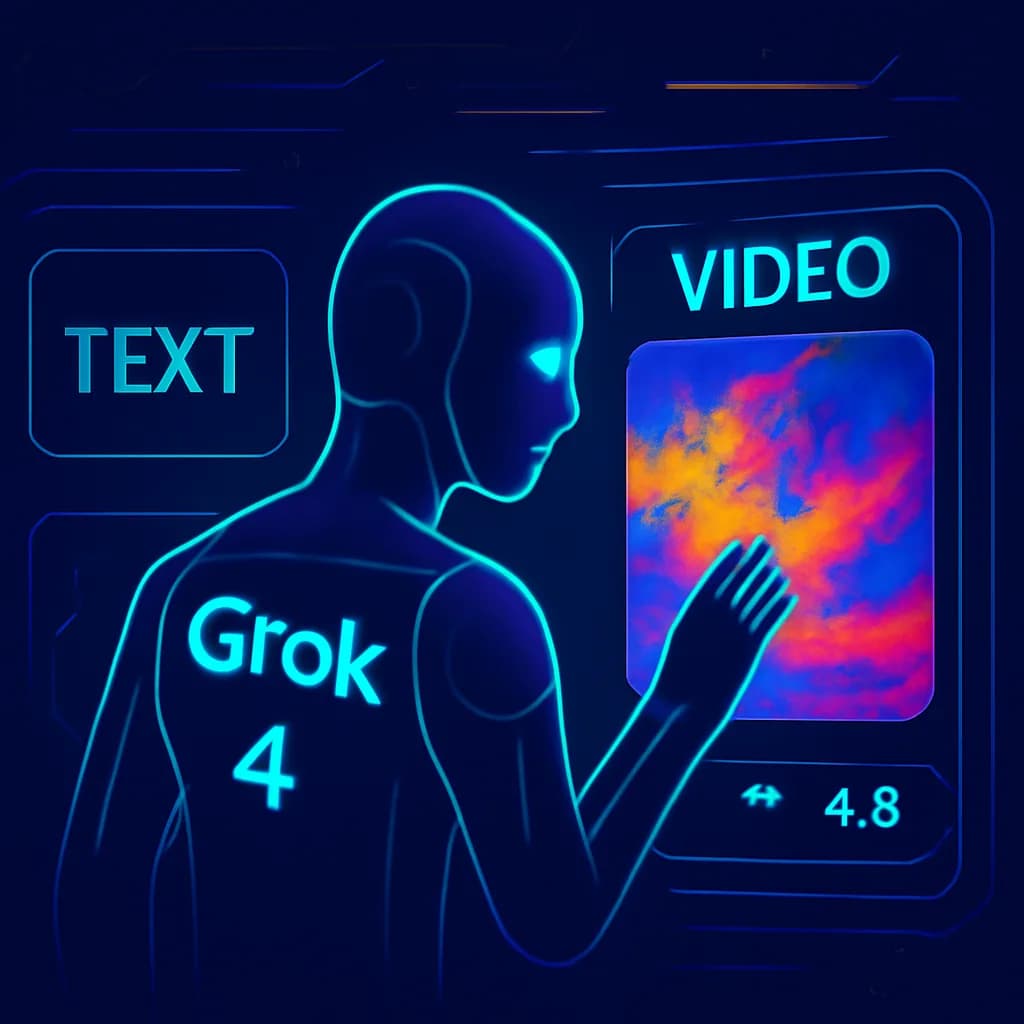 xAI发布Grok Imagine功能，一条文本命令即可生成图片和最长达15秒的视频，也可以基于现有照片生成视频，免费用户也可以使用~