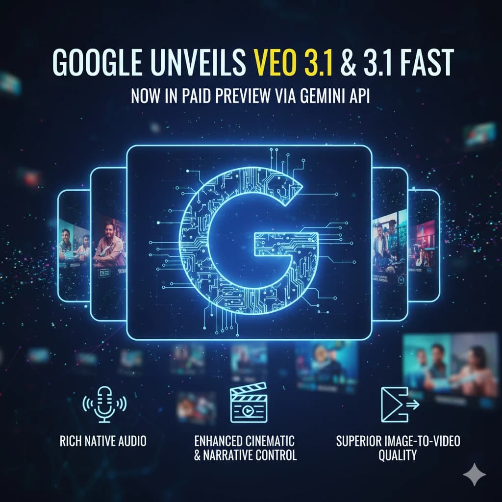 谷歌发布视频大模型Veo 3.1：电影级别的视频生成，声音合成和同步能力大幅提升，但相比较Sora2依然有明显差距！