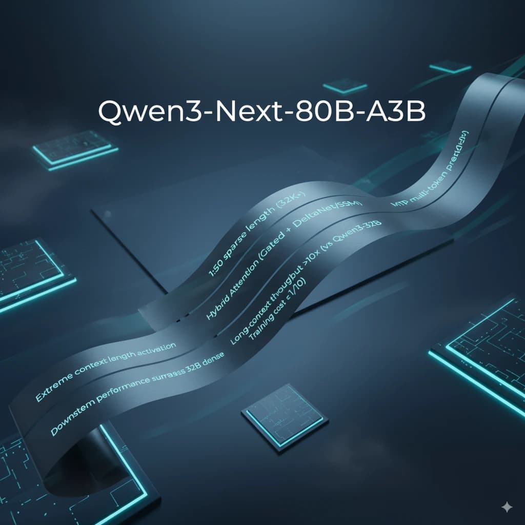 模型不能停，阿里又又又又要开源新模型：Qwen3-Next-80B-A3B