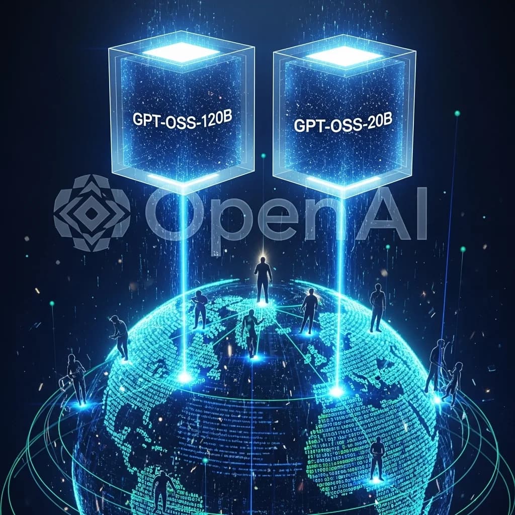 OpenAI开源2个全新大模型，比肩o3-mini的GPT-OSS-20B和比肩o4-mini的GPT-120B，完全免费商用授权