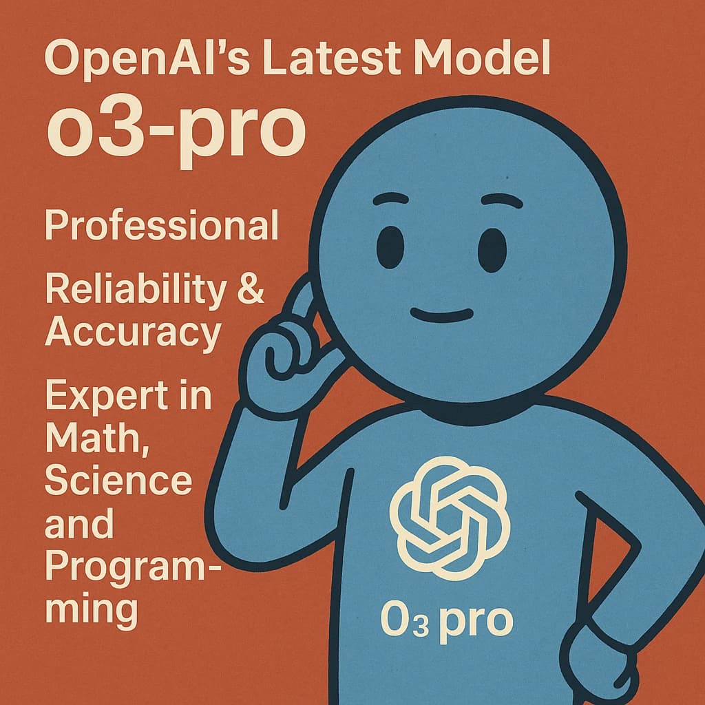 OpenAI发布最强大模型OpenAI o3-pro：业界评价该模型解决复杂问题效果很好，但是回复一句“Hi”也需要三分钟