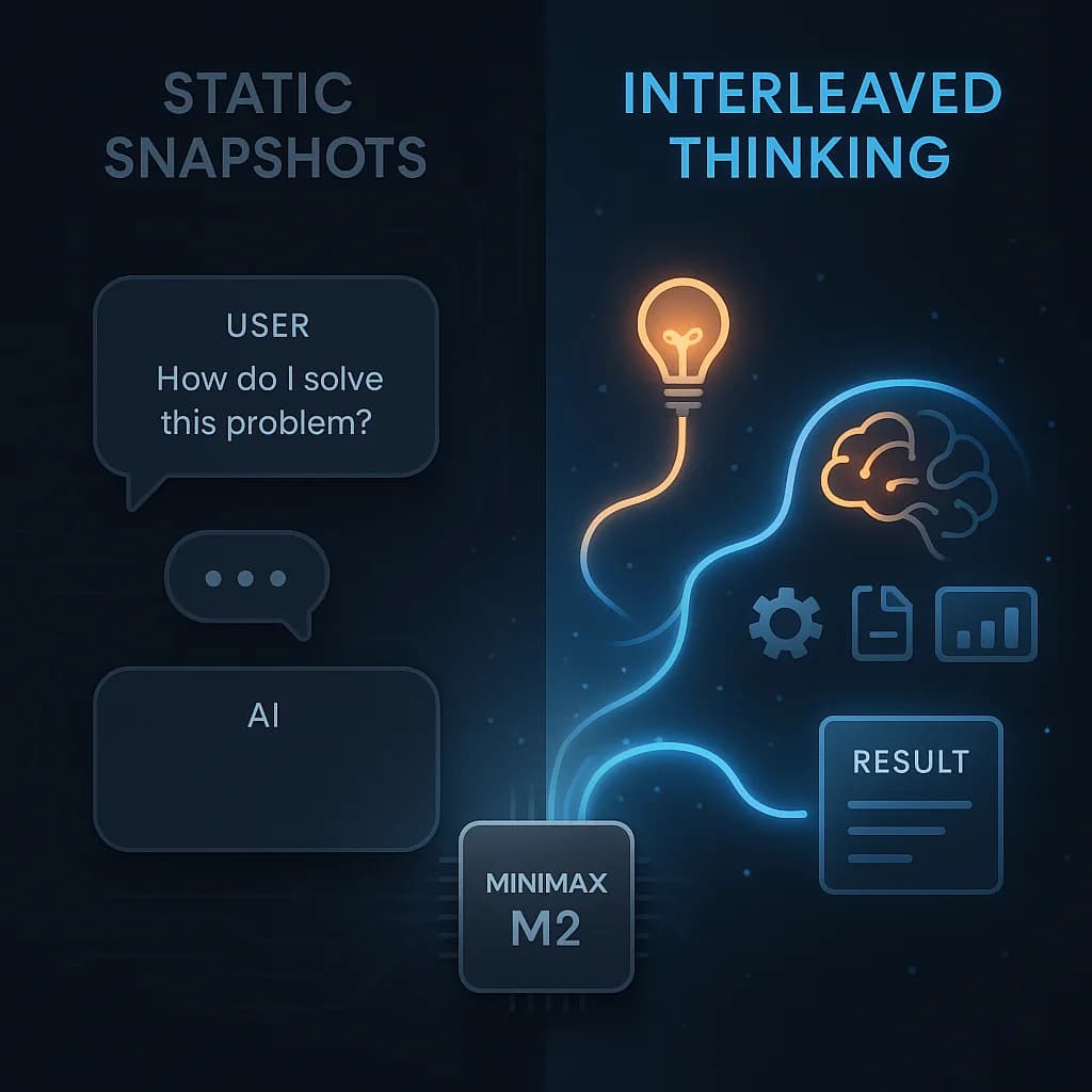 你的MiniMax M2模型效果为什么不好？可能是用错了，官方建议正确使用Interleaved Thinking，模型效果最多可提升35%的效果