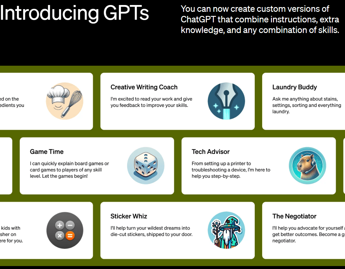 OpenAI发布2周后有哪些GPTs受欢迎?访问量如何?GPTs两周数据分析