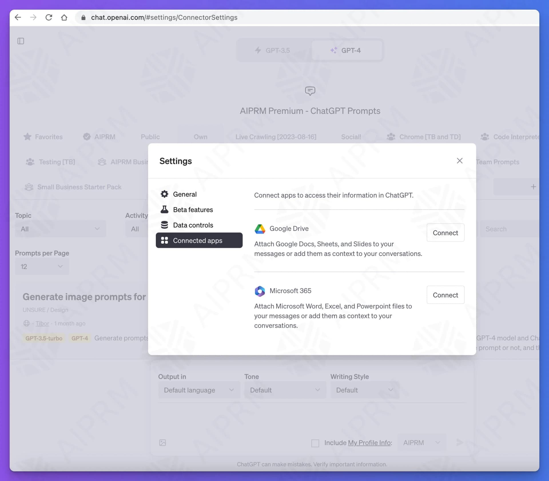 ChatGPT即将可以读取谷歌和微软的云盘数据为你管理私有数据!
