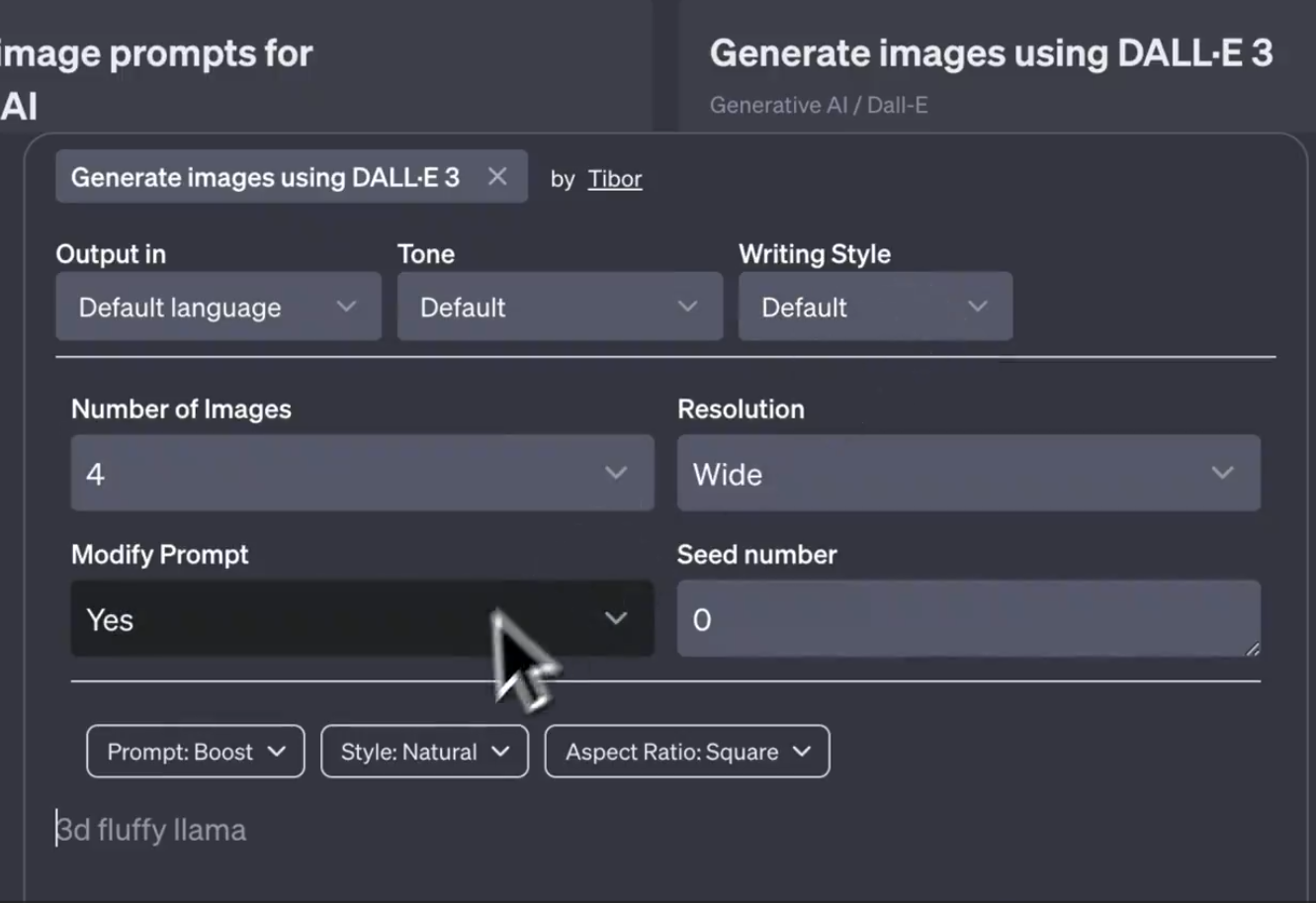 OpenAI即将推出DALL·E Controls功能，可以更加精细化控制DALL·E图片生成的效果
