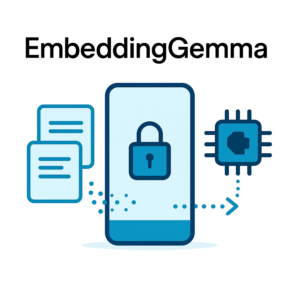 Google DeepMind 发布 EmbeddingGemma：面向端侧的多语言开源向量模型（308M），小体量也能打