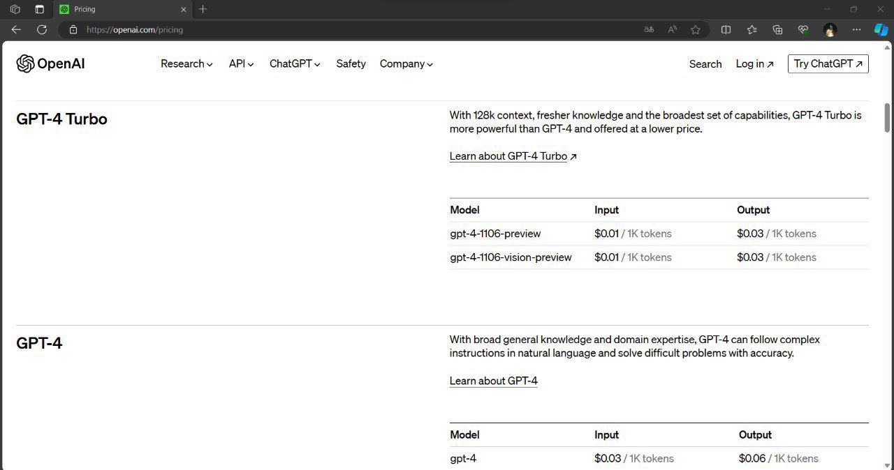 OpenAI再度泄露重磅更新，GPT-4即将发布128K的超长上下文版本以及多模态版本，价格下降一大半！