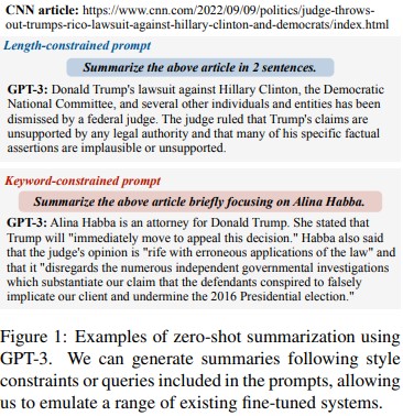 最新的文本摘要基准评价数据集来了——GPT3时代的文本摘要数据集