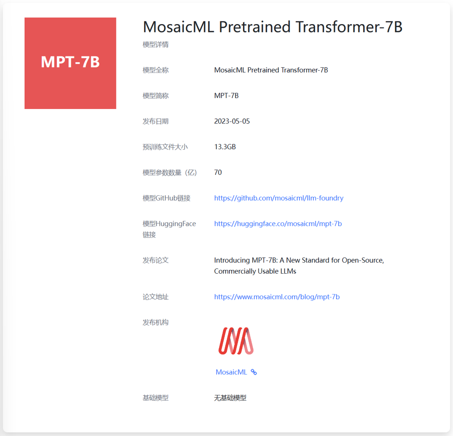 最新发布！截止目前最强大的最高支持65k输入的开源可商用AI大模型：MPT-7B！