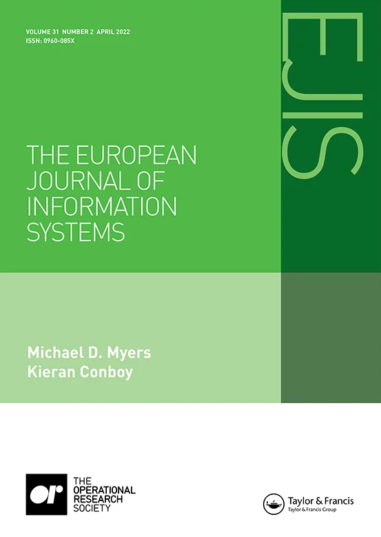 EUROPEAN JOURNAL OF INFORMATION SYSTEMS logo