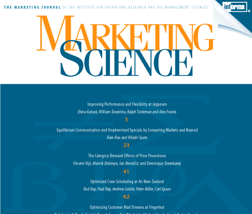 Marketing Science